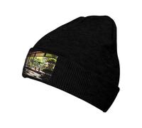 WBQLSL Bonnet de ski imprimé Finding a Place of Purity. Parfait pour le cyclisme, le camping et la course. Reste confortable même après une longue utilisation. Noir