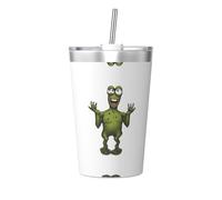 WBQLSL Bouteille de voyage avec imprimé grenouille coquine - Bouteille d'eau portable, tasse de voyage pour le bureau et la voiture