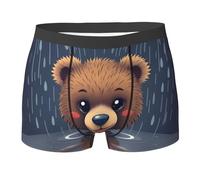 WBQLSL Boxer Panda Avatar à motifs - Confortable pour la maison, les trajets et le sport, noir, X-Large