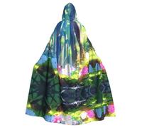 WBQLSL Bunch of Cute Halloween Cape Mascarade Cape à Capuche Rave Party Costume (longueur 147 cm/hauteur de capuche 38 cm)