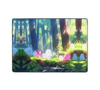 WBQLSL Bunch of Cuties Tapis de sol en flanelle imprimée - 80 x 58 pouces - Grand tapis de chambre à coucher - Confort luxueux