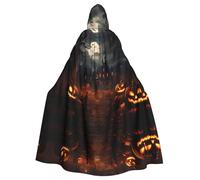 WBQLSL Cape à capuche All Hallows' EveHalloween adaptée pour les fêtes costumées et les fêtes de fin d'année