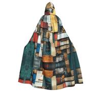 WBQLSL Cape à capuche avec imprimé fragments de mémoire - Costume de fête de vacances/carnaval pour adultes et enfants
