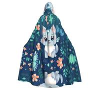 WBQLSL Cape à capuche Calico Cat pour adulte, parfaite pour Halloween, les fêtes costumées et le cosplay.