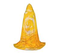 WBQLSL Cape à capuche imprimée tourbillon de couleur moyenne, costume d'adolescent, décoration de fête, tailles S/M/L