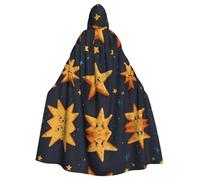 WBQLSL Cape à capuche Lucky Little Star pour Halloween, convient pour les fêtes costumées et les fêtes de vacances