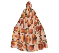 WBQLSL Cape à capuche Peach RealHalloween adaptée pour les fêtes costumées et les fêtes de vacances
