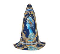 WBQLSL Cape à capuche pour cosplay | Déesse de l'amour imprimée Grande taille - Accessoire de costume de scène de jeu de rôle
