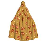 WBQLSL Cape à capuche pour Halloween avec pain beurré - Convient pour les fêtes costumées et les fêtes de fin d'année