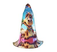 WBQLSL Cape de cosplay à capuche | Happy Little Dinosaur M Print - Accessoire de costume de scène de jeu de rôle