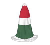 WBQLSL Cape de magicien à motif drapeau de la Hongrie pour adultes et adolescents, taille S, M, L