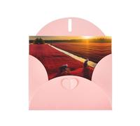 WBQLSL Cartes à motif lycopène rose - Parfaites pour la Saint-Valentin et les anniversaires, exprimant l'amour et la bénédiction
