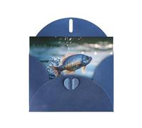 WBQLSL Cartes de vacances bleu caviar - Parfaites pour les anniversaires, les mariages et les cartes de Noël