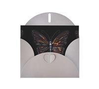 WBQLSL Cartes de vacances gris papillon mystère - Parfaites pour les anniversaires, les mariages et les cartes de Noël