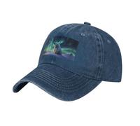 WBQLSL Casquette de baseball réglable Little Polar Bear Black Prints Un accessoire élégant pour la randonnée et les sorties quotidiennes., bleu marine, One Size