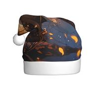 WBQLSL Chapeau de Noël Cendrillon pour adulte, 40 cm de haut, chapeau de Noël en peluche, chapeau décoratif unisexe, chapeau de Père Noël, Halloween, fête