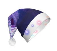 WBQLSL Chapeau de Noël méduse océan avec lumières LED, parfait pour les fêtes costumées, les spectacles sur scène et les événements scolaires.
