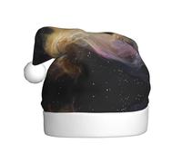 WBQLSL Chapeau de Père Noël imprimé poussière Interstellar, décoration de fête de Noël/Nouvel An, chapeau de performance sur scène