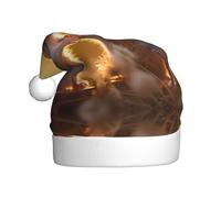 WBQLSL Chapeau de Père Noël imprimé Rats in Love, Nouvel An, spectacle, décoration de scène, accessoire photo d'ambiance