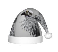 WBQLSL Chapeaux de fête de Noël, événements de Noël et Nouvel An, spectacles de scène et autres scènes de fête de vacances, croquis d'un aigle chapeaux de Noël pour enfants