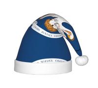 WBQLSL Chapeaux de Noël pour enfants, drapeau de l'État de la Louisiane, fête de Noël, spectacle, scène de fête, Nouvel An, chapeaux pour enfants