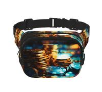 WBQLSL Chips Sac banane élégant à motifs Sac de voyage Sac de sport léger imperméable et résistant à l'usure