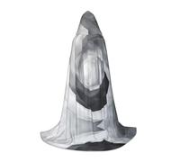 WBQLSL Costume d'Halloween, cape de magicien imprimée Dream Vortex L, convient aux adultes et aux adolescents, tailles S, M, L disponibles