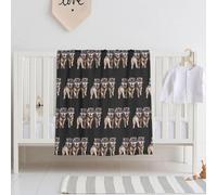 WBQLSL Couverture pour bébé motif loup 76,2 x 101,6 cm