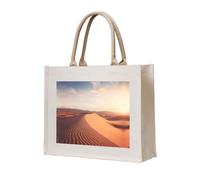 WBQLSL deserts Sac fourre-tout en toile imprimée | Sac de rangement léger, parfait pour la plage, les pique-niques et le shopping quotidien