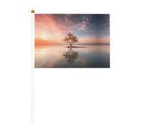 WBQLSL Drapeau imprimé afterglow - Convient pour le baseball, le basket-ball, le football et les pom-pom girls