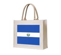 WBQLSL El Salvador Sac de plage à motifs | Parfait pour la plage, les pique-niques, les voyages et les loisirs au bord de la piscine