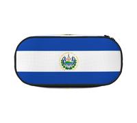 WBQLSL El Salvador Trousse à crayons de grande capacité avec compartiments multicouches Sac de rangement pour papeterie Unisexe Apprentissage Fournitures de bureau