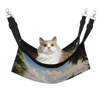 WBQLSL Fairytale Countryside Hamac à suspendre pour chat, furet, chiot, lapin, petit animal