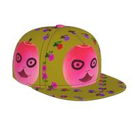WBQLSL Funny Face PeachPrinted Casquette de baseball élégante, chapeau de soleil de voyage, adapté pour le cyclisme et les activités de plein air, noir
