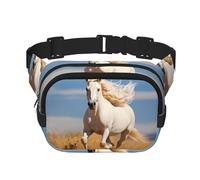 WBQLSL Galop Sac banane élégant à motif étalon Sac de sport léger imperméable et résistant à l'usure