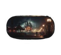 WBQLSL Ghost Town Mania Trousse à crayons de grande capacité avec compartiments multicouches pour fournitures de bureau d'apprentissage Unisexe