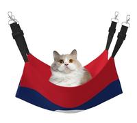 WBQLSL Grand hamac imprimé drapeau du Laos pour animal domestique - Hamac de couchage pour chat, furet, chiot, lapin, petit animal