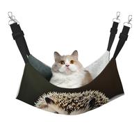 WBQLSL Grand hamac imprimé hérisson mignon pour animaux de compagnie - Hamac de couchage pour chats, furets, chiots, lapins, petits animaux