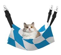 WBQLSL Grande cage à suspendre avec drapeau bavarois pour chat, furet, chiot, lapin, petit animal