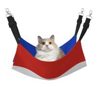 WBQLSL Grande cage à suspendre avec drapeau du Paraguay pour chat, furet, chiot, lapin, petit animal