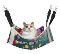WBQLSL Grande cage à suspendre Happy Birthday pour chat, furet, chiot, lapin, petit animal