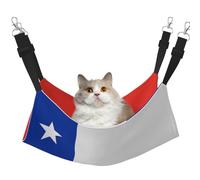 WBQLSL Grande cage imprimée drapeau du Chili Hamac suspendu pour chat, furet, chiot, lapin, petit animal