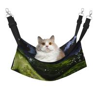WBQLSL Hamac de couchage moyen imprimé peau de concombre pour chats, furets, chiots, lapins, petits animaux