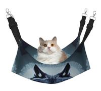 WBQLSL Hamac féroce Tête de Loup Grand Motif Hamac pour Chats, Furets, Chiots, Lapins, Petits Animaux
