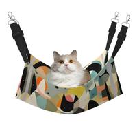 WBQLSL Hamac moyen imprimé pour chat art moderne milieu du siècle - Hamac de couchage pour chats, furets, chiots, lapins, petits animaux