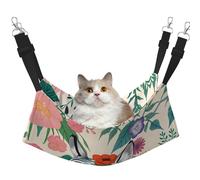 WBQLSL Hamac pour animal de compagnie imprimé tigre blanc mignon taille M hamac de couchage hamac pour chat, furet, chiot, lapin, petits animaux