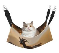 WBQLSL Hamac pour animal domestique Motif chèvre Taille moyenne - Hamac de couchage pour chats, furets, chiots, lapins, petits animaux