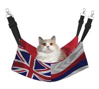 WBQLSL Hamac pour animaux de compagnie Motif drapeau d'Hawaï Grand motif - Hamac de couchage pour chats, furets, chiots, lapins, petits animaux