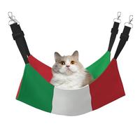 WBQLSL Hamac suspendu pour chat, furet, chiot, lapin, petit animal - Drapeau de l'Italie - Taille M