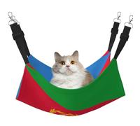 WBQLSL Hamac suspendu pour chat, furet, chiot, lapin, petit animal - Drapeau érythréen - Taille M
